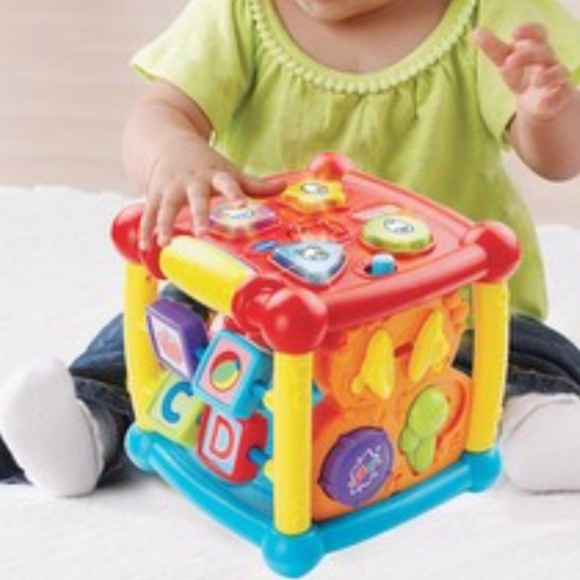 3 Vtech Baby Toys music and lights learning  Book & activity cube, - Picture 2 of 4